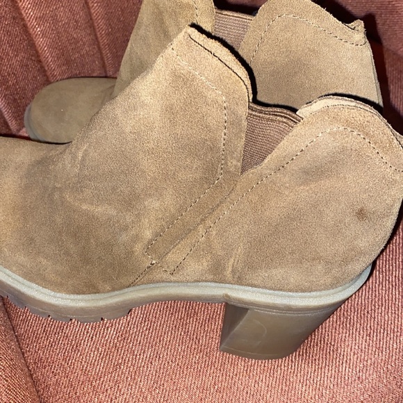 Dolce Vita Ankle Boots Chunky Heels Platform Booties​ - Picture 10 of 12